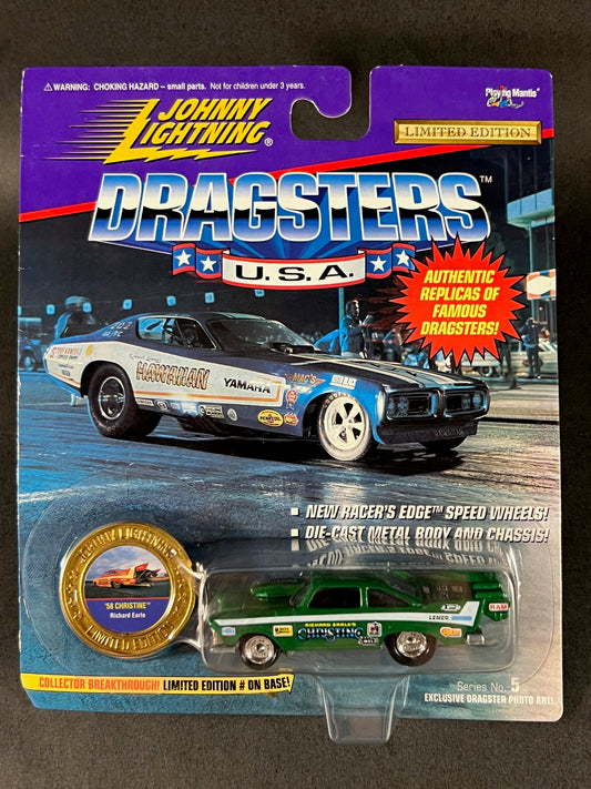 Johnny Lightning 1995 Dragsters USA Series 5 '58 Christine, Green