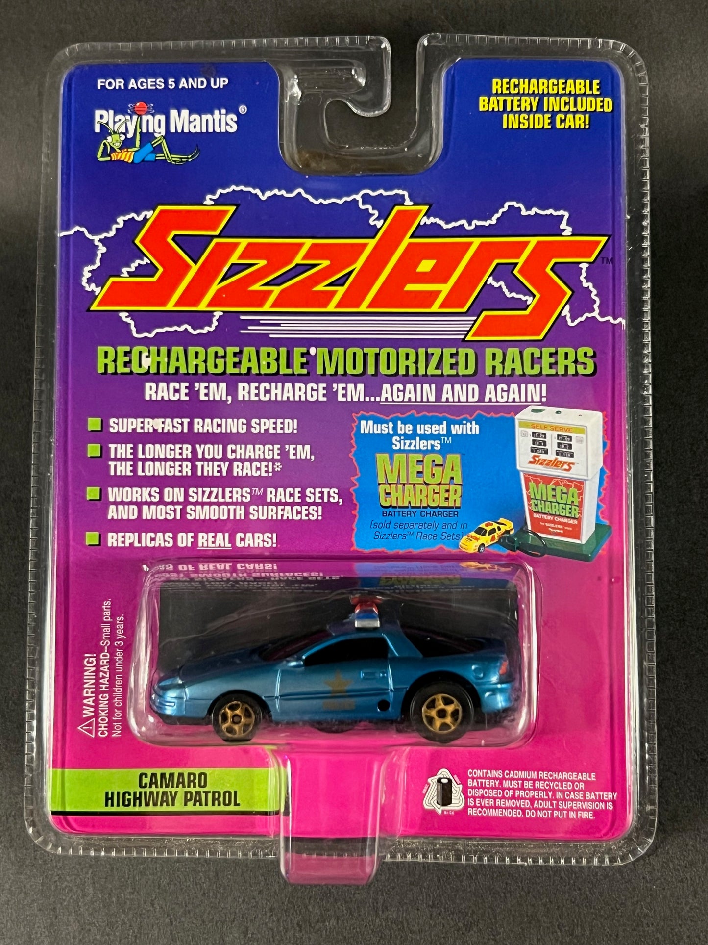 Playing Mantis 1996 Sizzlers Camaro Highway Patrol, Blue