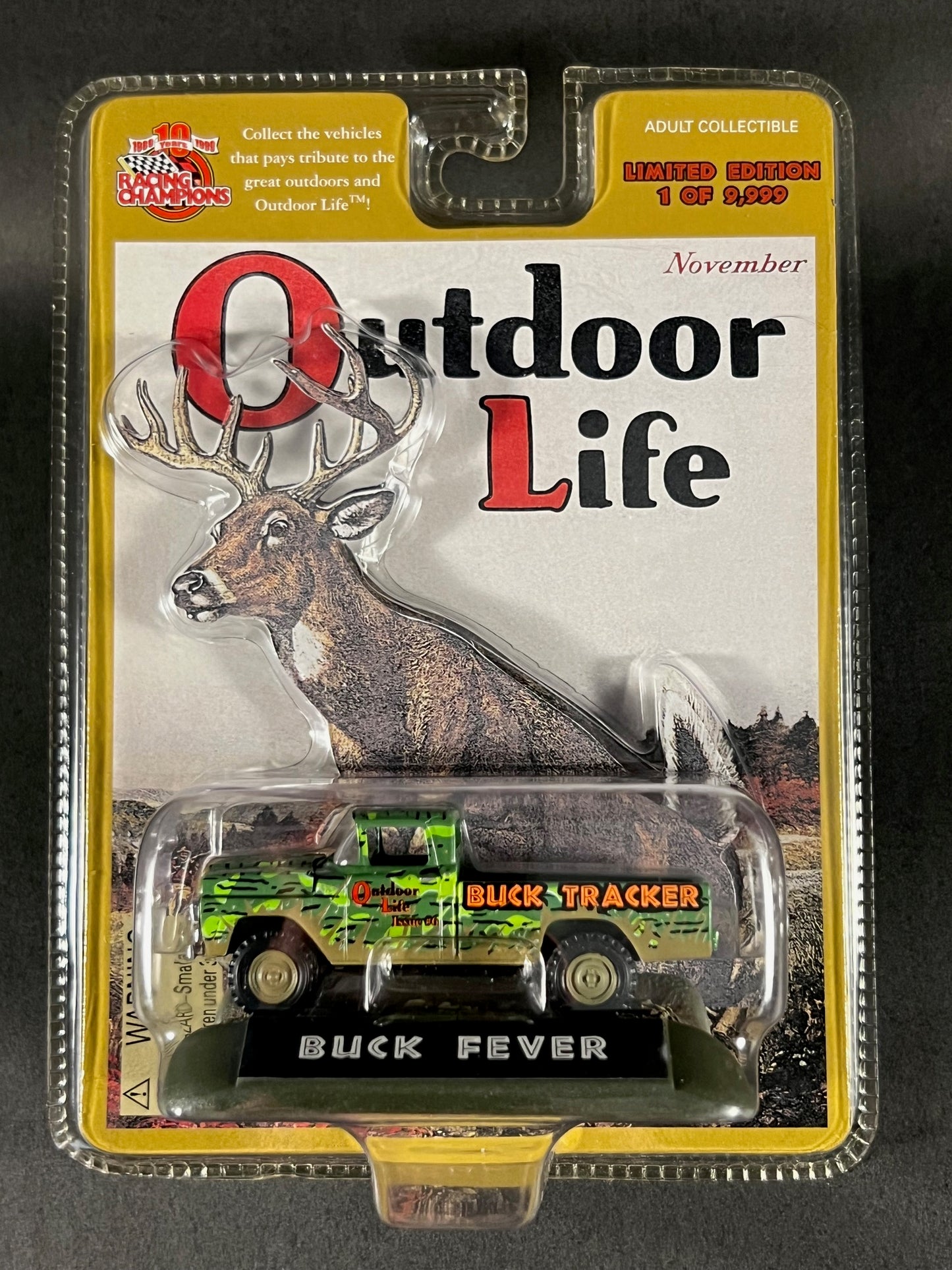 Racing Champions 1999 Outdoor Life Issue #6 Buck Fever, Green