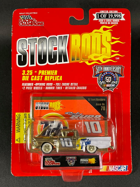 Racing Champions 1998 NASCAR Stock Rods #78 '57 Ford Ranchero, Gold