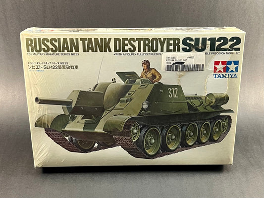 Tamiya Model Kit 35093 1:35 Scale Russian Tank Destroyer SU-122