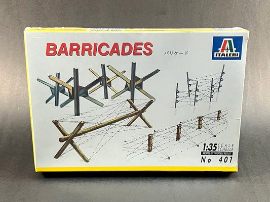 Italeri Model Kit 401 1:35 Scale Barricades