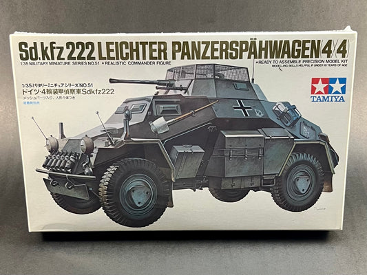 Tamiya Model Kit MM51 1:35 Scale Sd.kfz 222 Leichter Panzerspahwagen(4x4)