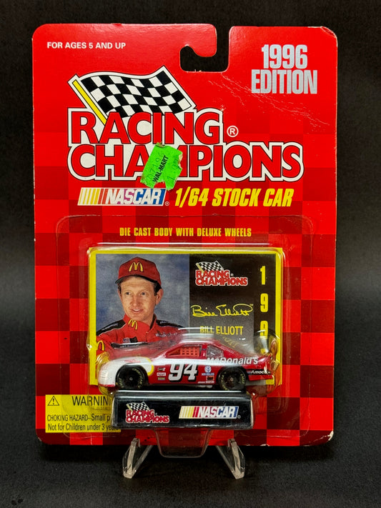 1996 Racing Champions NASCAR Stock Car McDonald's Bill Elliott #94, Red