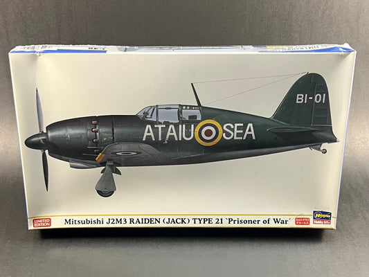 Hasegawa Model Kit SP305 1:48 Mitsubishi J2M3 Raiden (Jack) Type 21 'Prisoner of War'