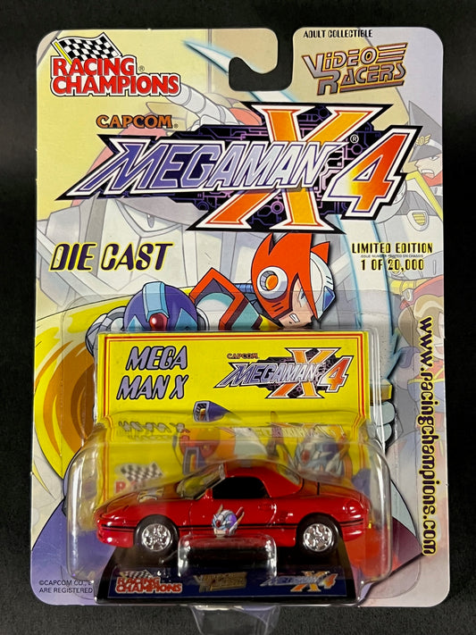 Racing Champions 2000 Video Racers Megaman X4 #1 '99 Boxster, Red