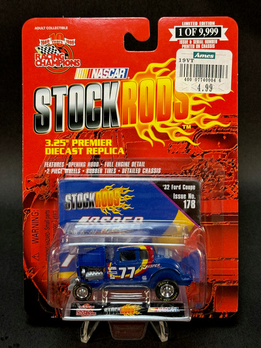 1999 Racing Champions NASCAR Stock Rods #178 '32 Ford Coupe, Blue