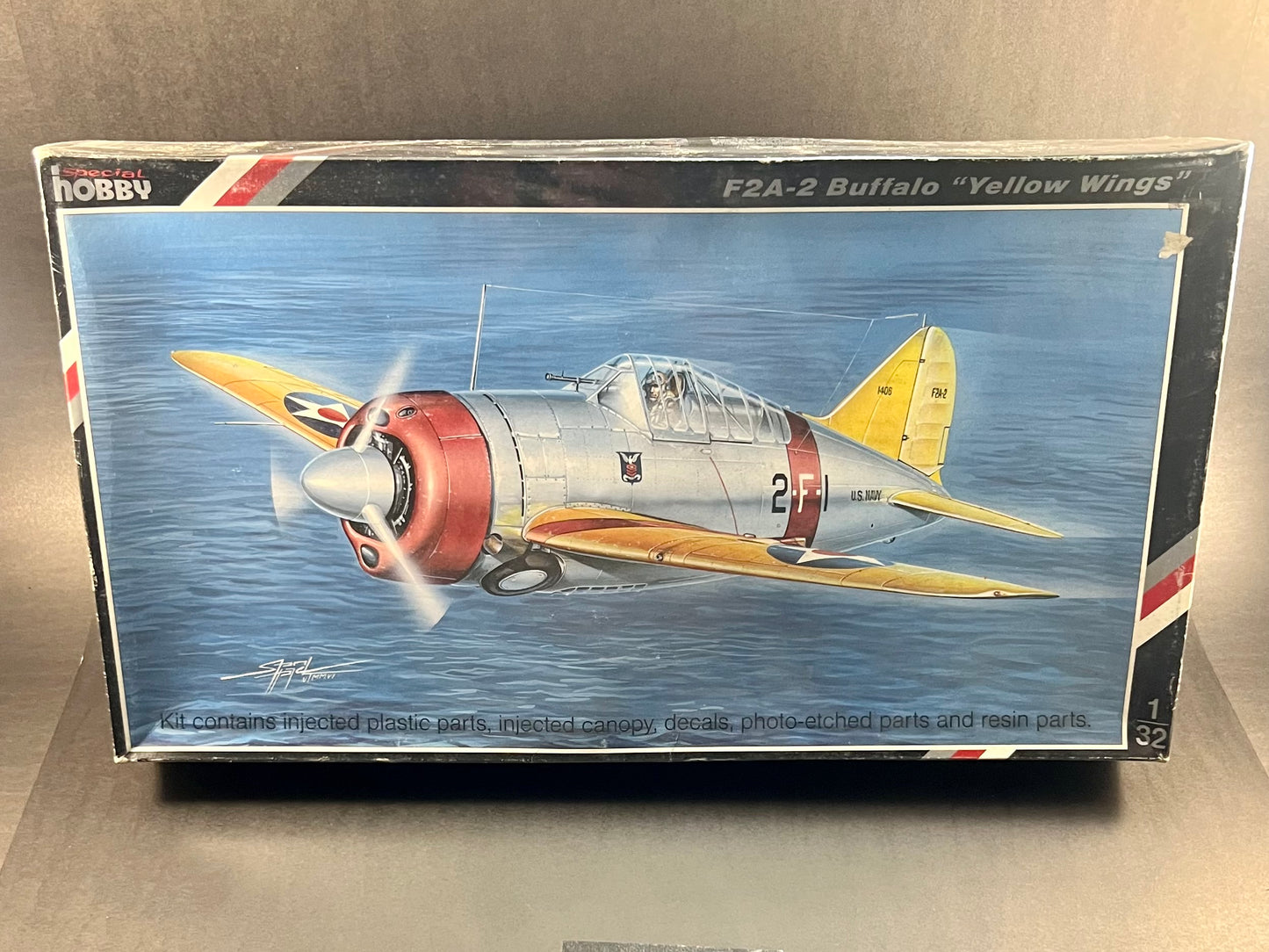 Special Hobby Model Kit SH 32010 1:32 Scale F2A-2 Buffalo "Yellow Wings"