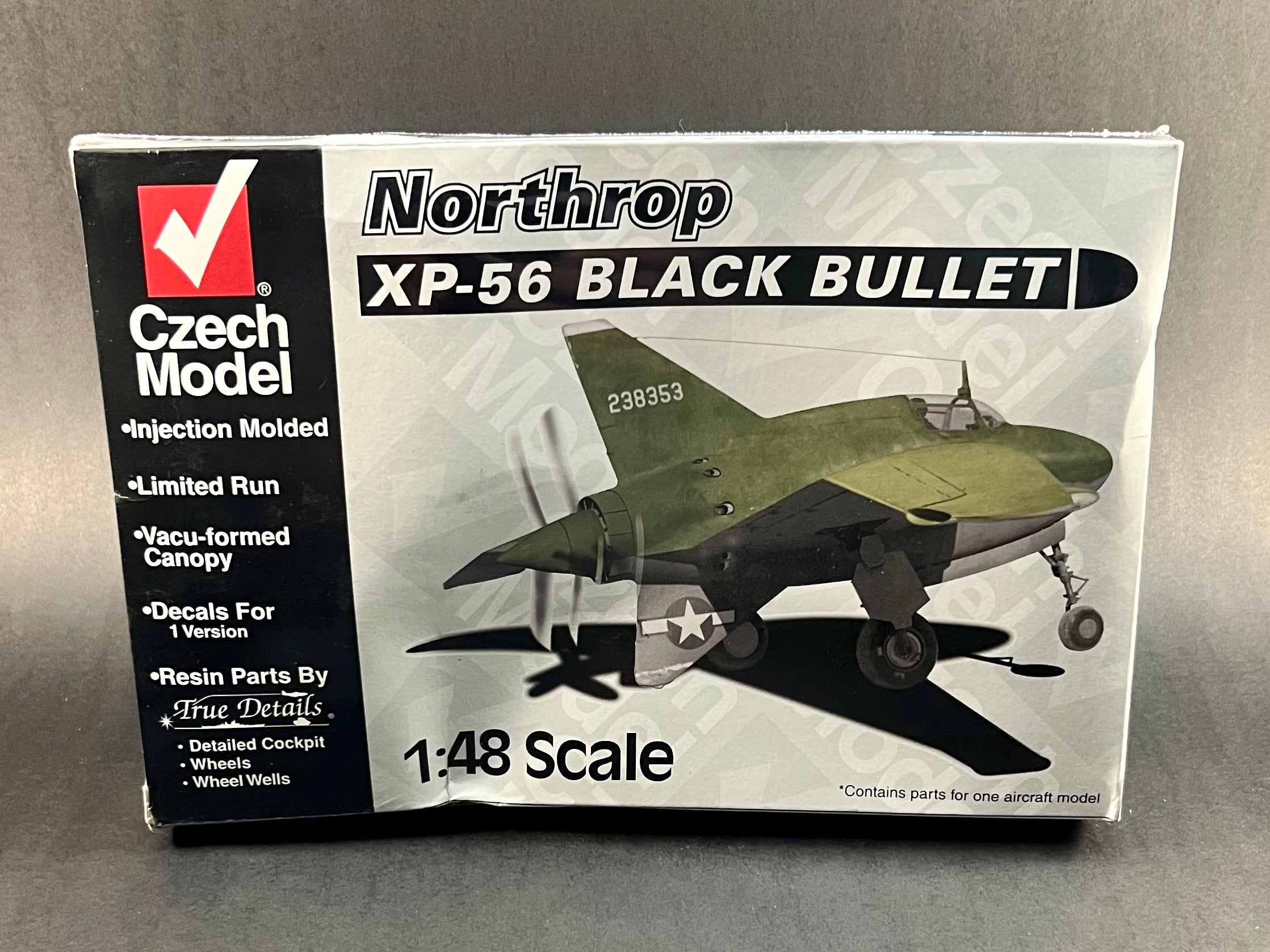 Model 4808 Czech Model Kit 4808 1:48 Scale Northrop XP-56 Black Bullet – Plutonium ...