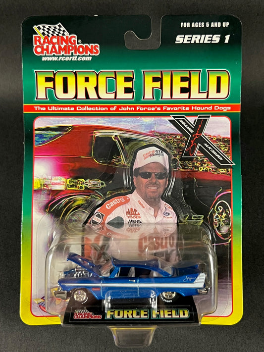 Racing Champions 2001 Force Field Series 1 1957 Plymouth Fury, Blue