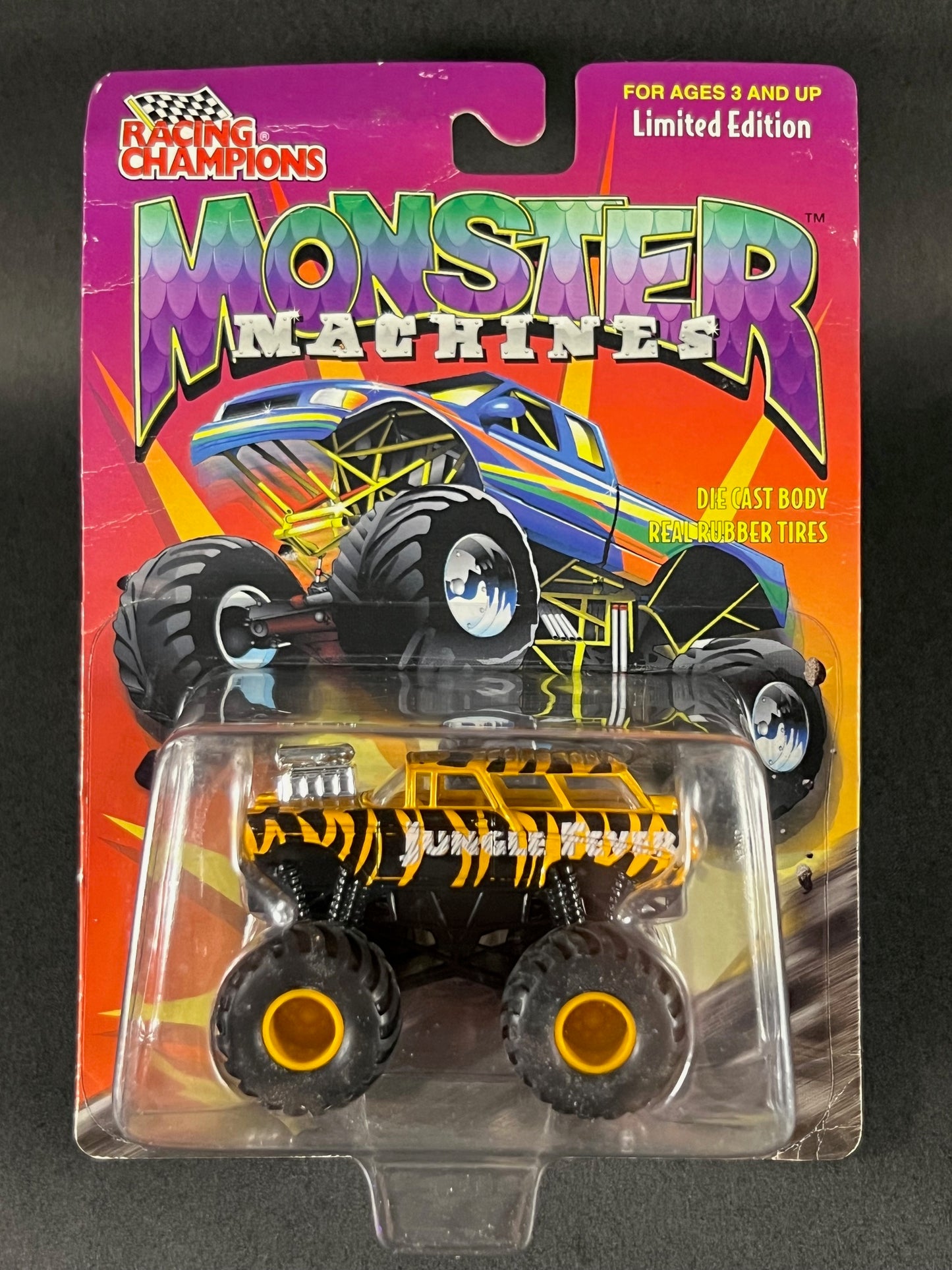 Racing Champions 2000 Monster Machines Jungle Fever, Orange and Black