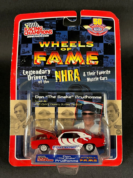 Racing Champions 2001 NHRA Wheels of Fame #4 1969 Chevy Camaro Street Machine, Red