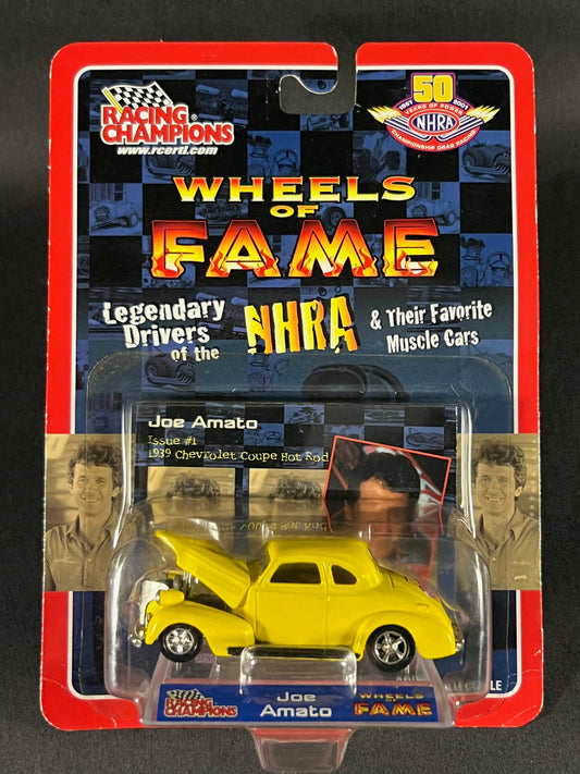 Racing Champions 2001 NHRA Wheels of Fame Issue #1 1939 Chevrolet Coupe Hot Rod, Yellow