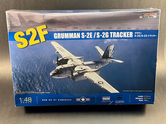 Kinetic Model Kit K48024 1:48 Scale S2F Grumman S-2E/S-2G Tracker