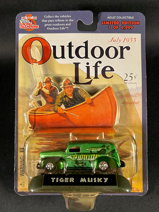 Racing Champions 1999 Outdoor Life Issue #1 Tiger Musky, Green