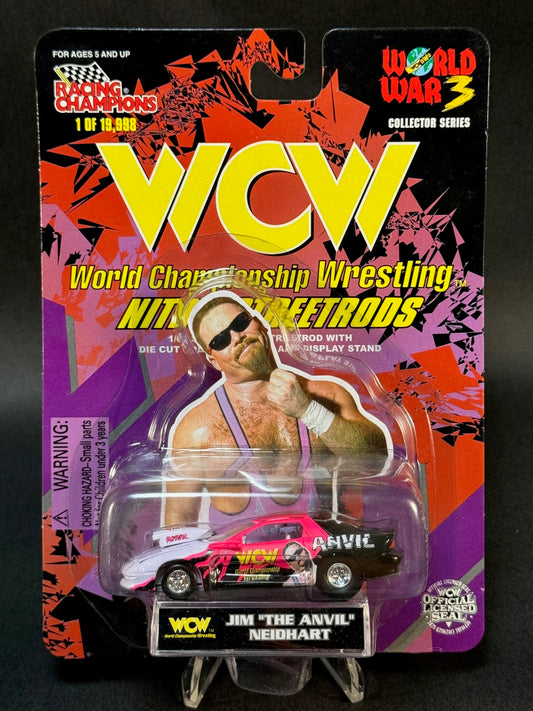 1998 Racing Champions WCW Nitro StreetRods World War 3 Jim "The Anvil" Neidhart, Pink