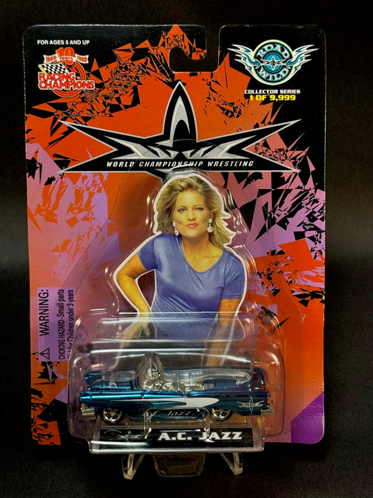 1999 Racing Champions WCW Nitro StreetRods Road Wild AC Jazz, Blue