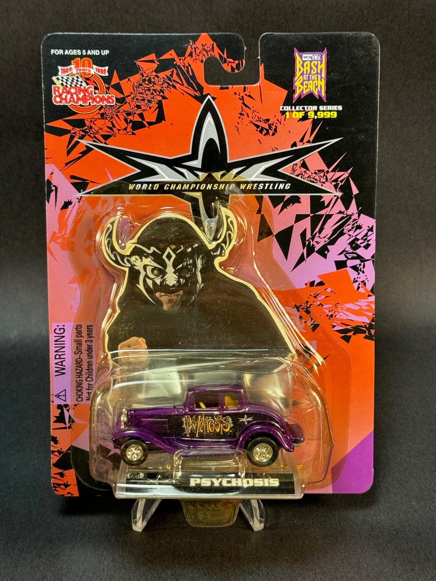 1999 Racing Champions WCW Nitro StreetRods Bash At The Beach Psychosis, Purple