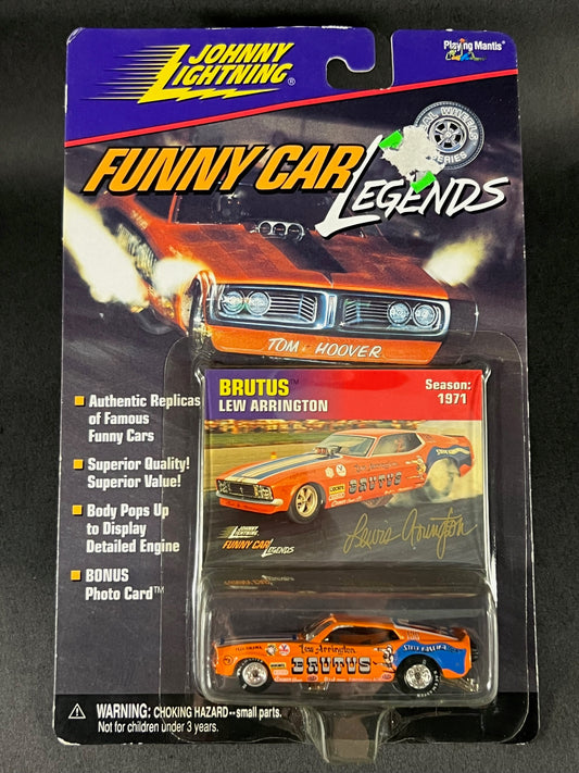 Johnny Lightning 1999 Funny Car Legends 1971 Season Brutus Lew Arrington, Orange