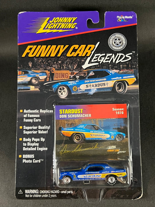 Johnny Lightning 1998 Funny Car Legends 1970 Season Stardust Don Schumacher, Blue