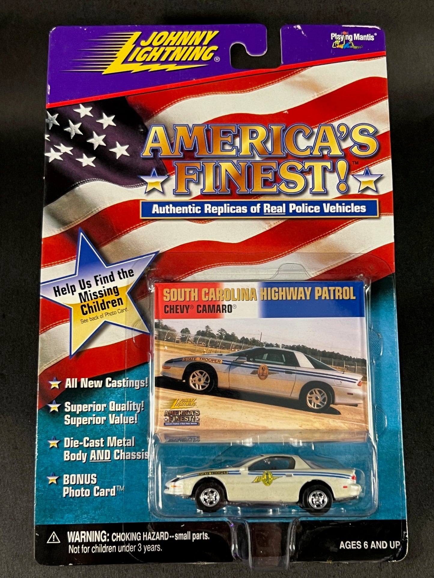 Johnny Lightning 1999 America's Finest! South Carolina Highway Patrol Jessica Gutierrez