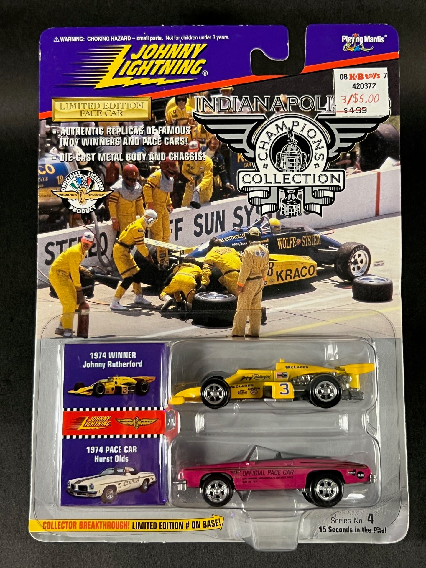 Johnny Lightning 1996 Indianapolis 500 Champions Series 4 1974 Johnny Rutherford