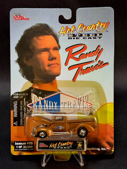 1998 Racing Champions Hot Country Steel Issue #19 Randy Travis, Gold