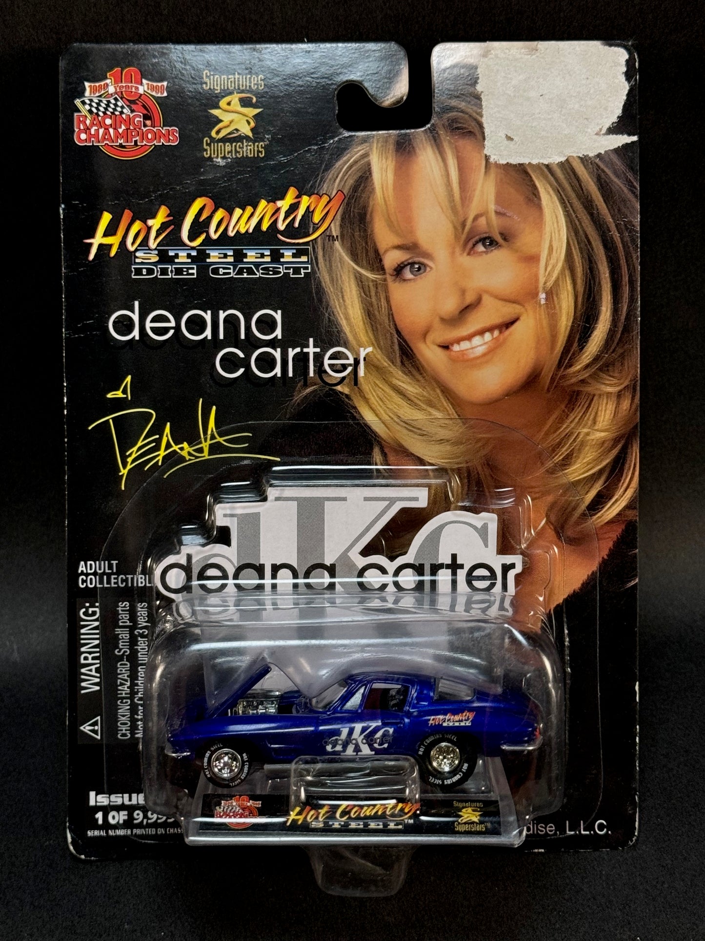 1999 Racing Champions Hot Country Steel Issue #39 Deana Carter, Blue