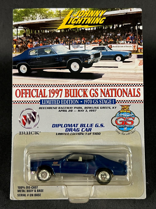 Johnny Lightning Official 1997 Buick GS Nationals Promo 1970 GS Stage 1, Blue