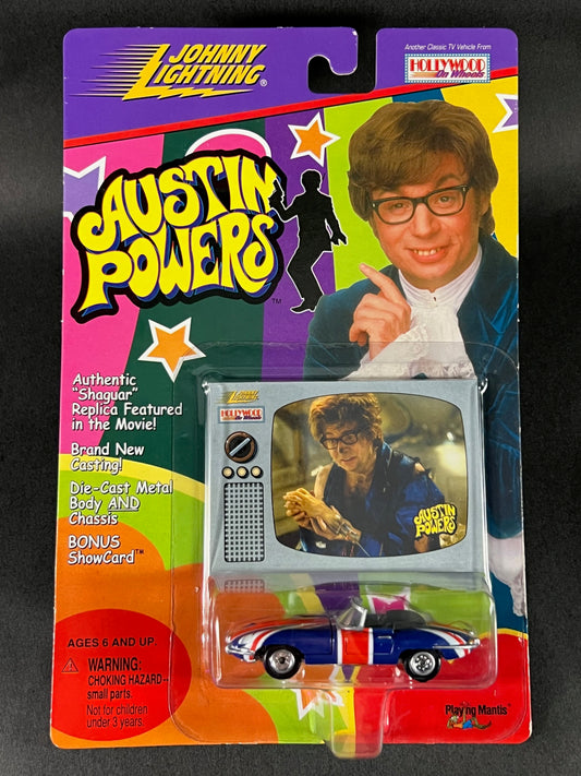 Johnny Lightning 1999 Hollywood On Wheels Austin Powers "Shaguar", Blue