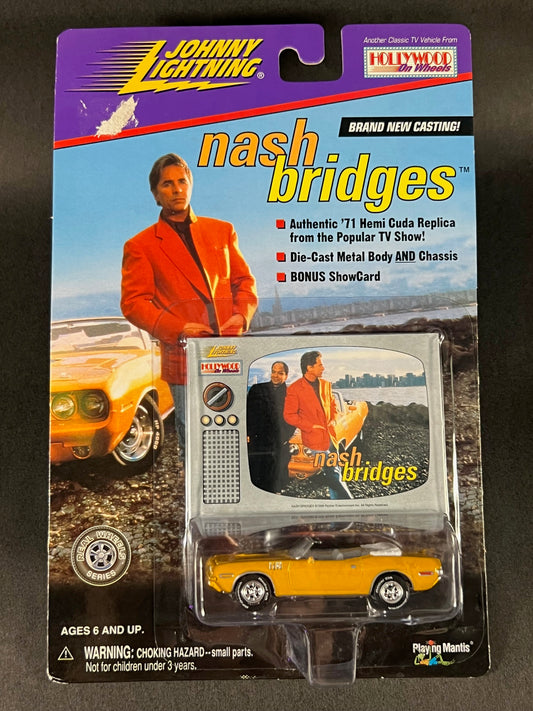 Johnny Lightning 1999 Hollywood On Wheels Nash Bridges '71 Hemi Cuda (Ver 2)