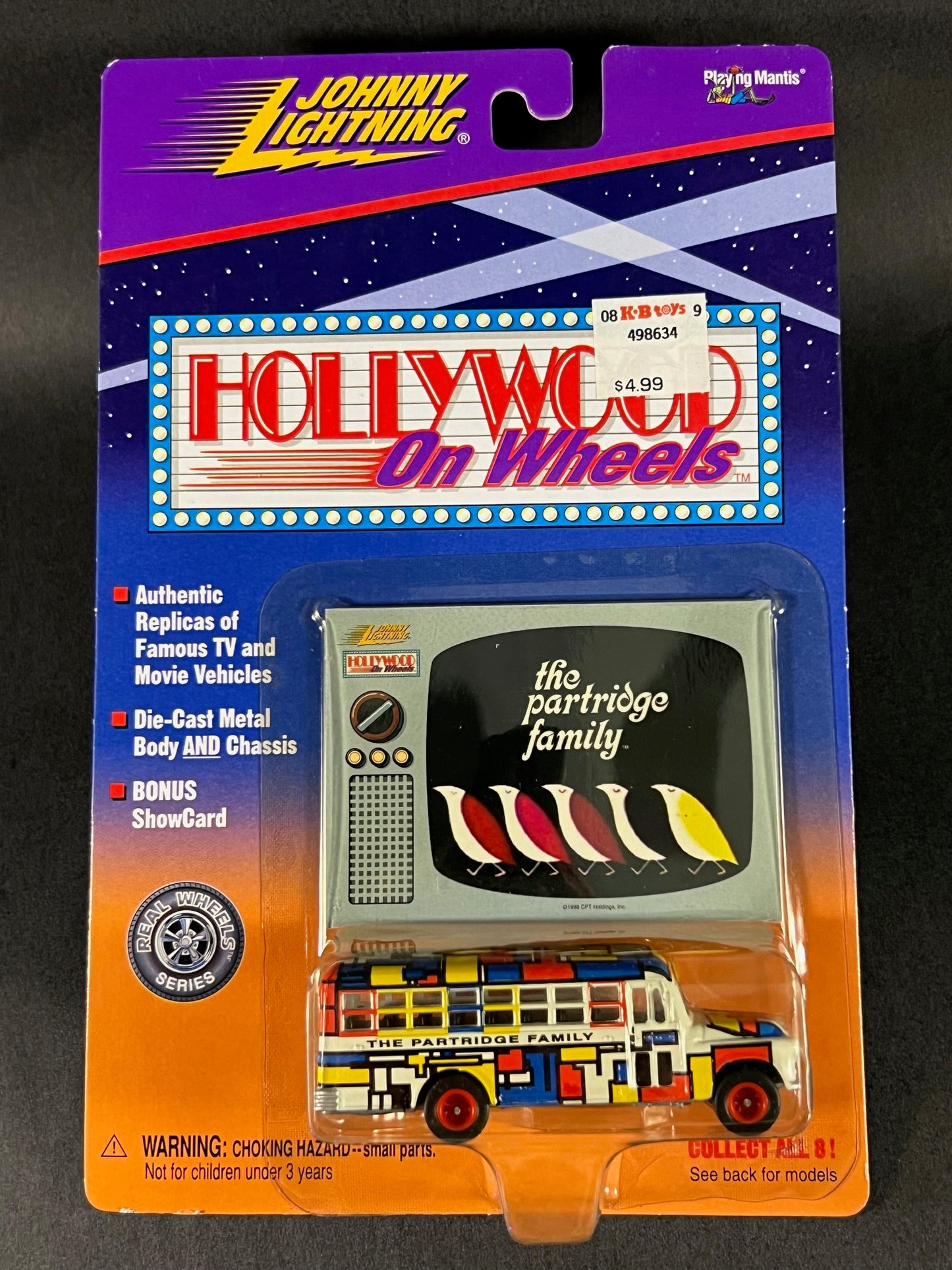 Johnny Lightning 1998 Hollywood On Wheels The Partridge Family (Ver 5)