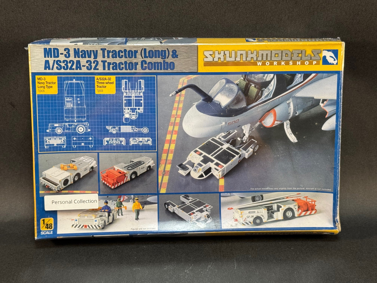 Skunk Models WS	48005 1:48 Scale MD-3 Navy Tractor (Long) & A/S32A-32 Tractor Combo