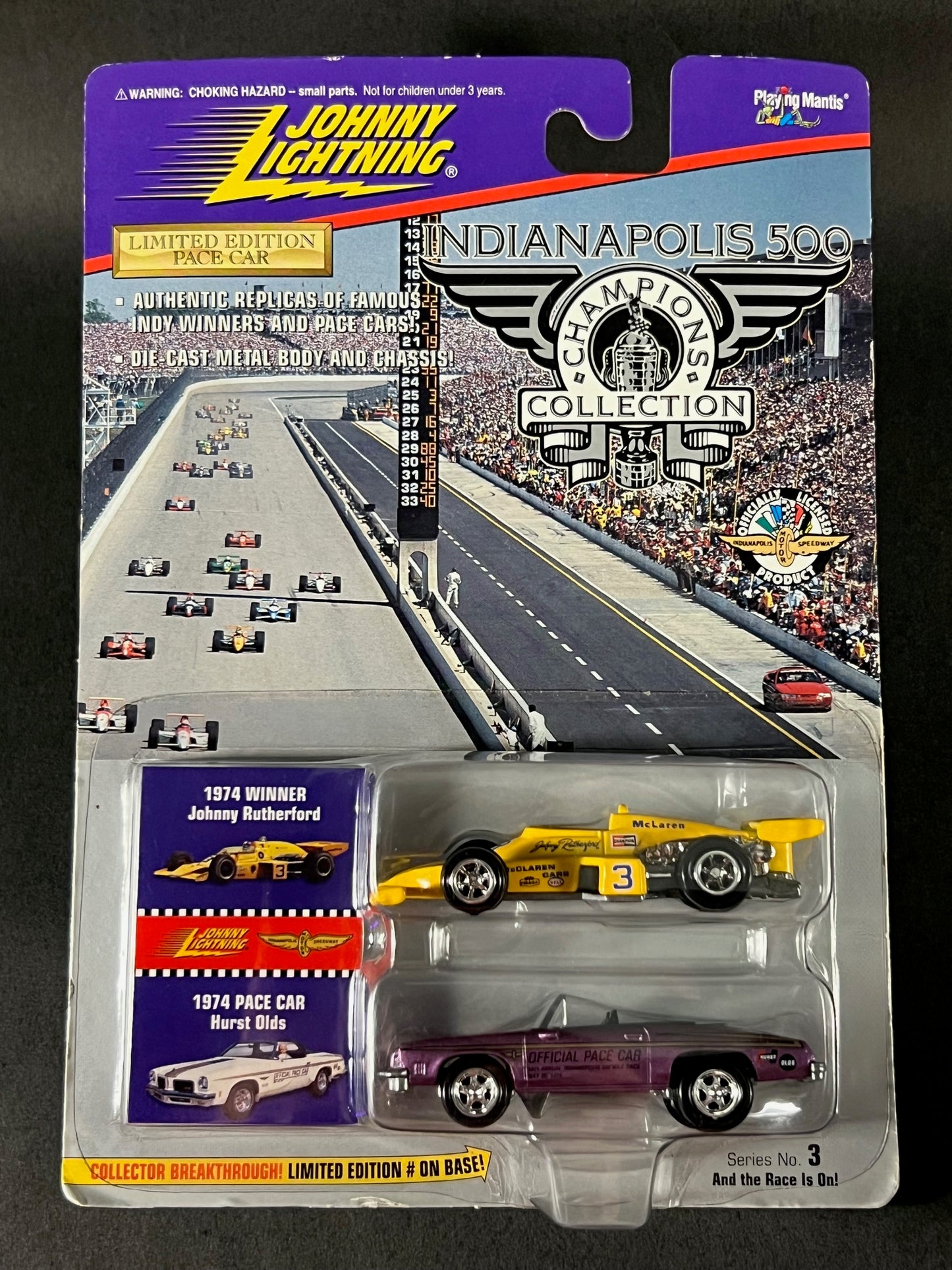 Johnny Lightning 1996 Indianapolis 500 Champions Series 3 1974 Johnny Rutherford