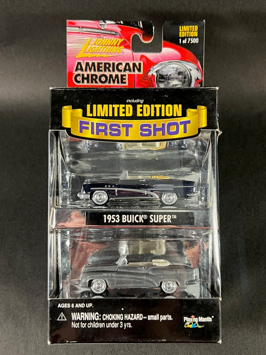 Johnny Lightning 2000 American Chrome 1953 Buick Super With Limited Edition First Shot, Black