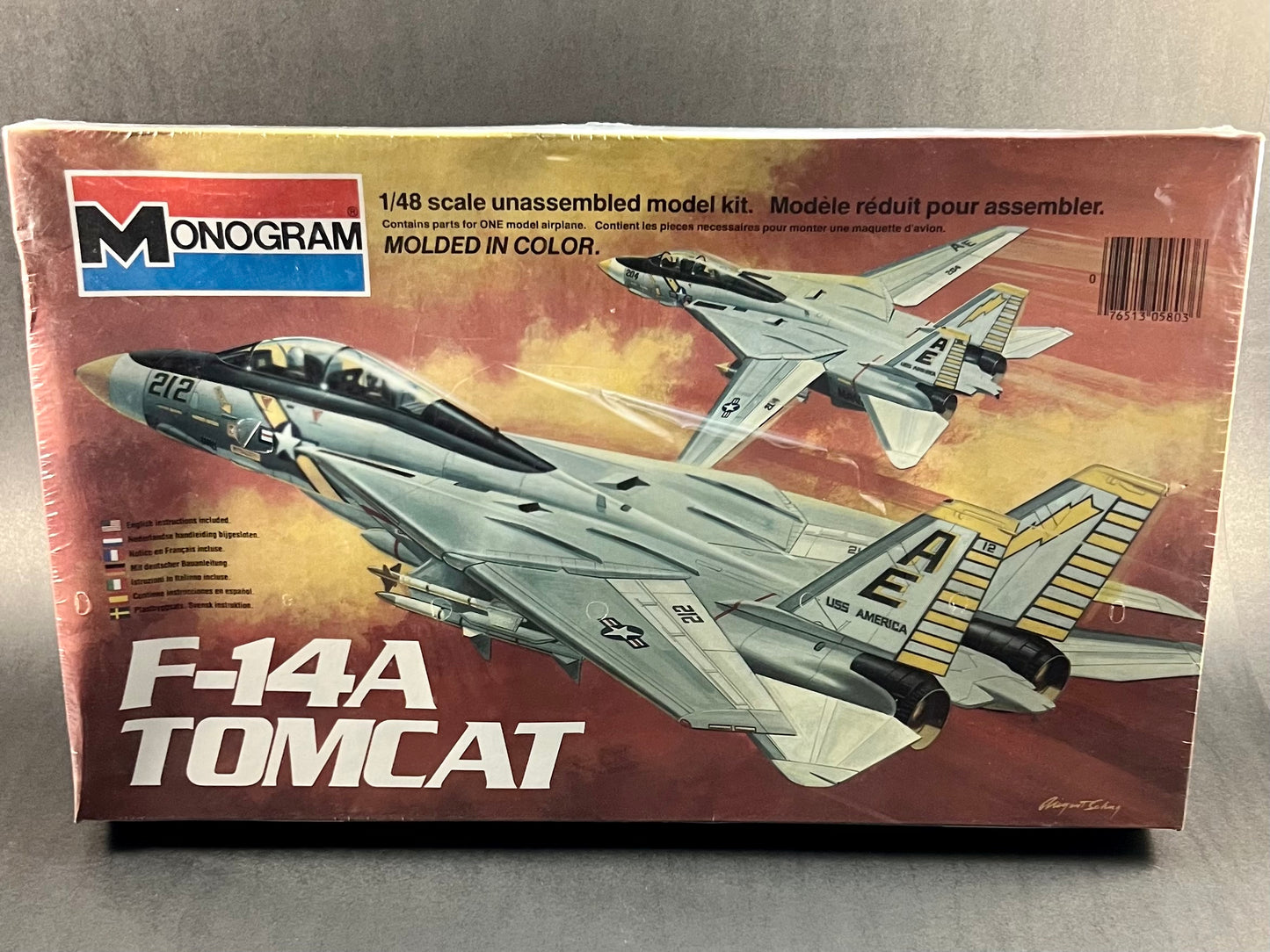 Monogram Model Kit 5803 1:48 Scale F-14A Tomcat