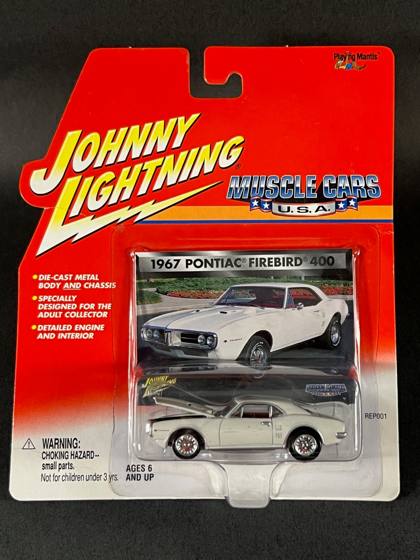 Johnny Lightning 2000 Muscle Cars USA 1967 Pontiac Firebird 400, White