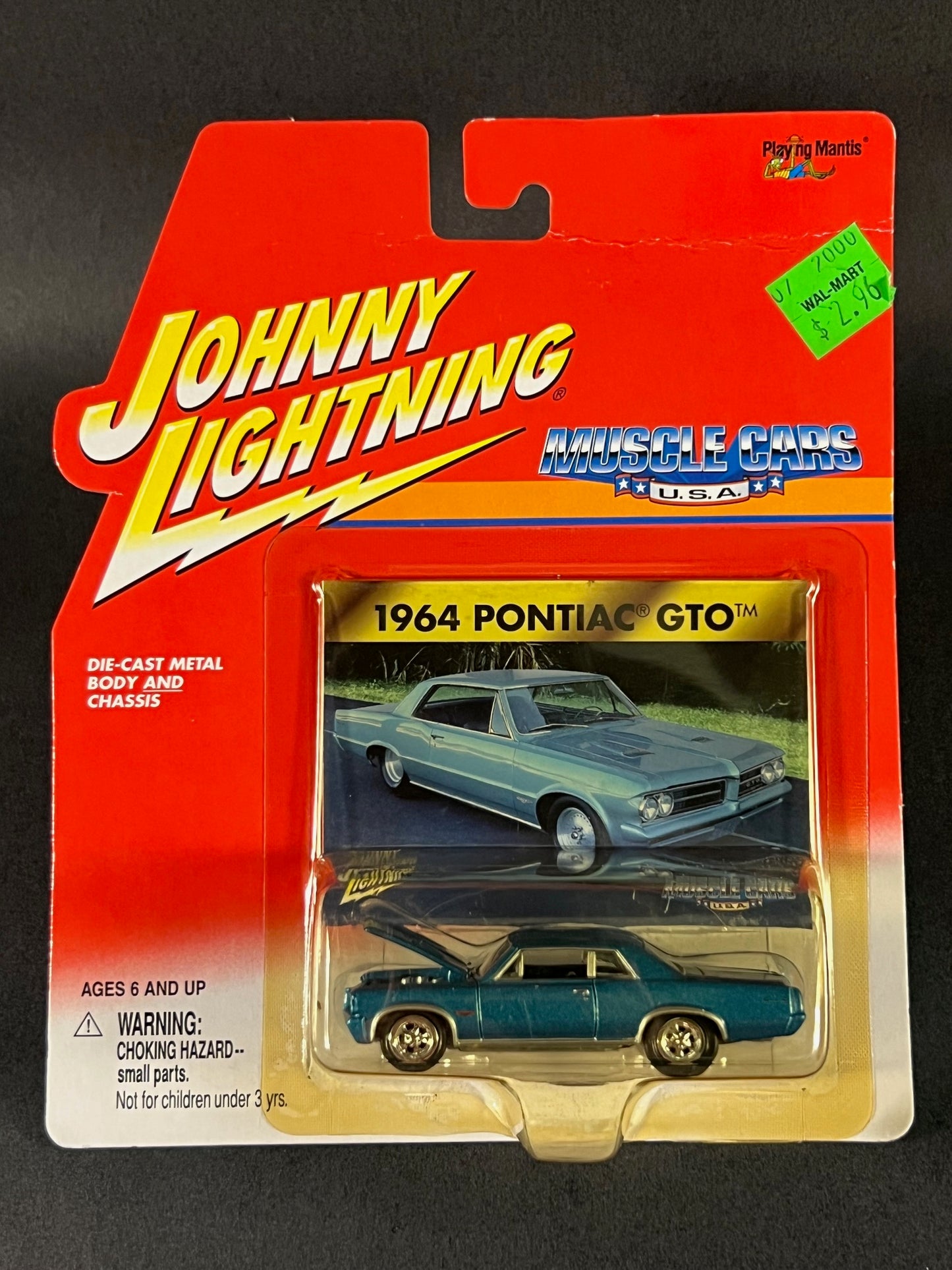 Johnny Lightning 2000 Muscle Cars USA 1964 Pontiac GTO, Blue