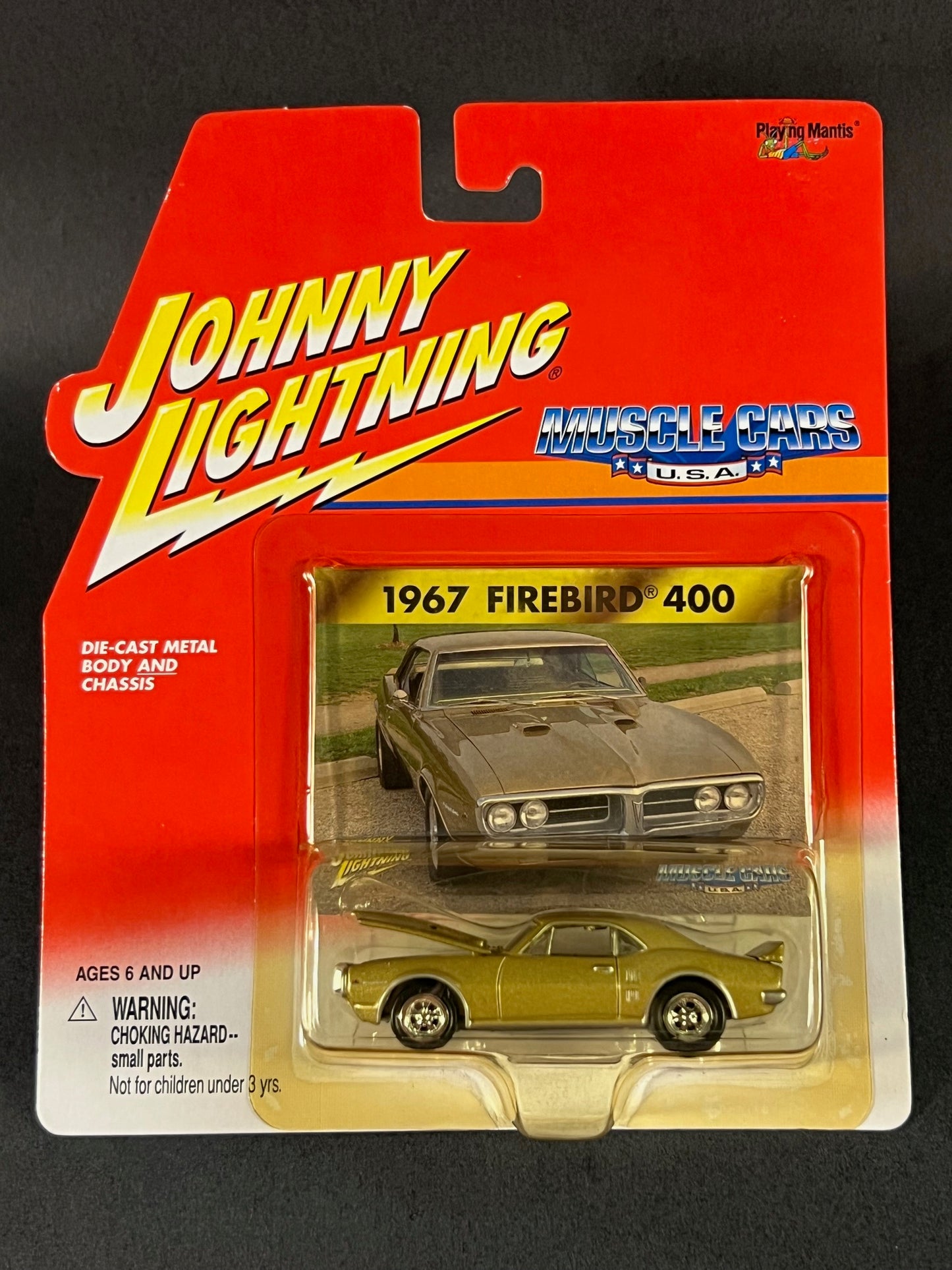 2000 Johnny Lightning Muscle Cars USA 1967 Firebird 400, Gold