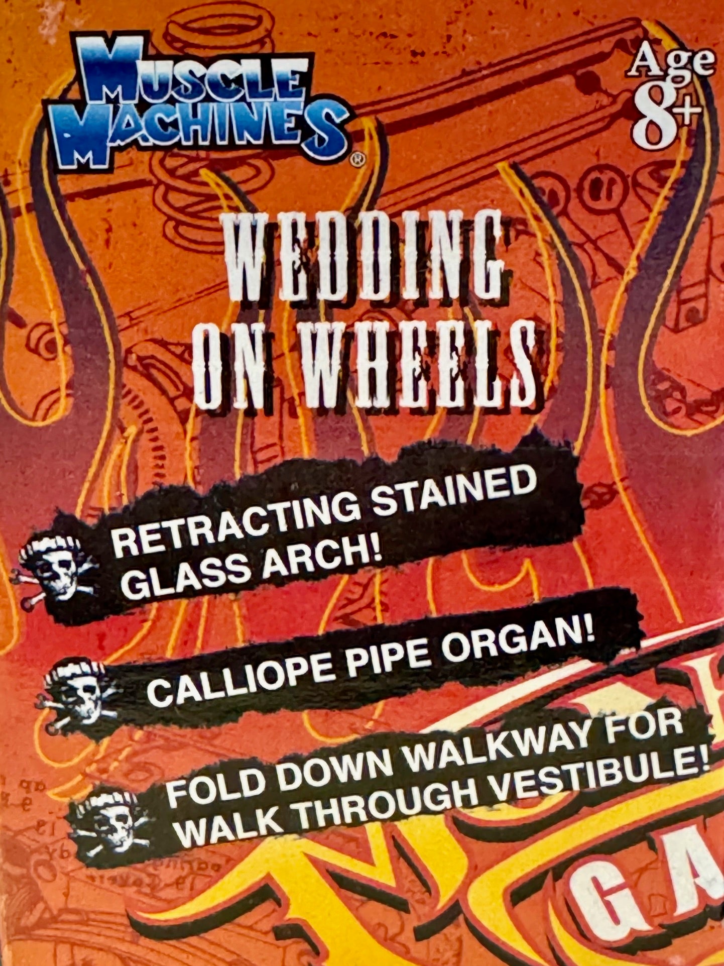 2004 Muscle Machines Monster Garage Wedding On Wheels, Silver