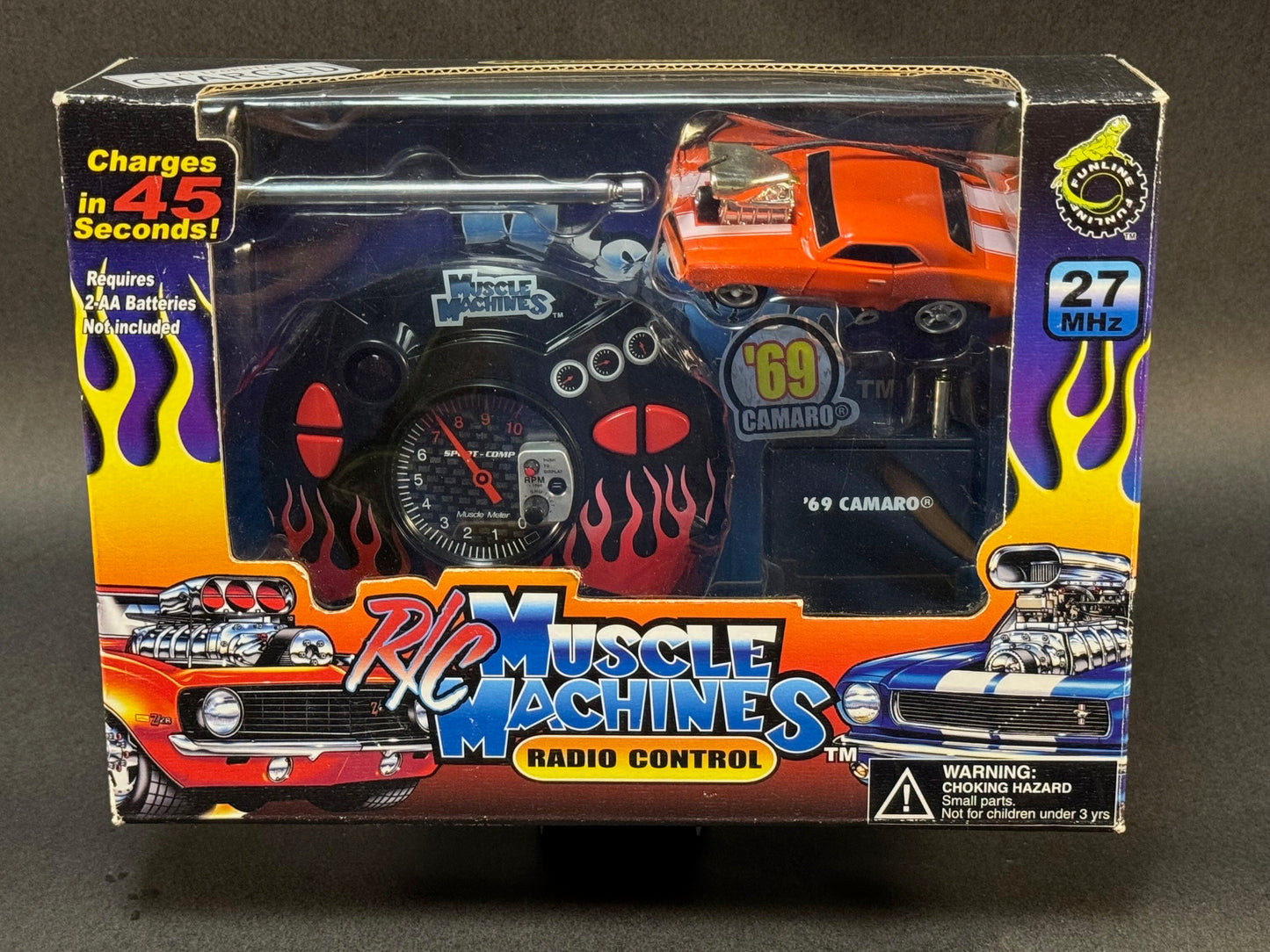 2003 Muscle Machines R/C Charged Radio Control '69 Camaro, Orange