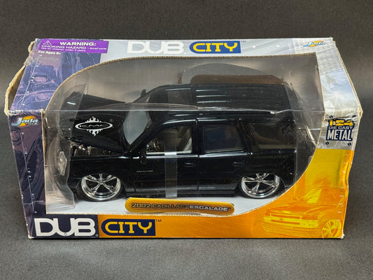 2002 Jada Toys 1:24 Dub City 2002 Cadillac Escalade, Black