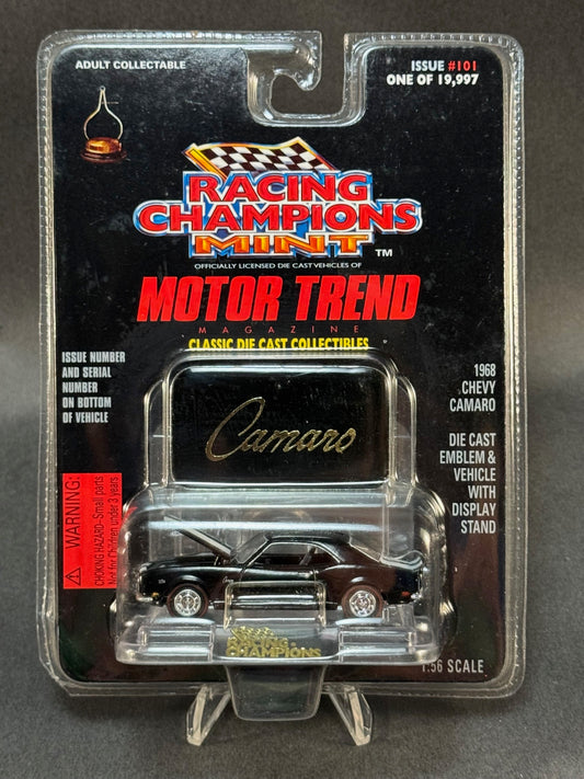 1997 Racing Champions MINT Motor Trend Issue #101 1968 Chevy Camaro, Black