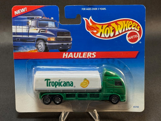 1996 Hot Wheels Haulers Tropicana Truck, Green