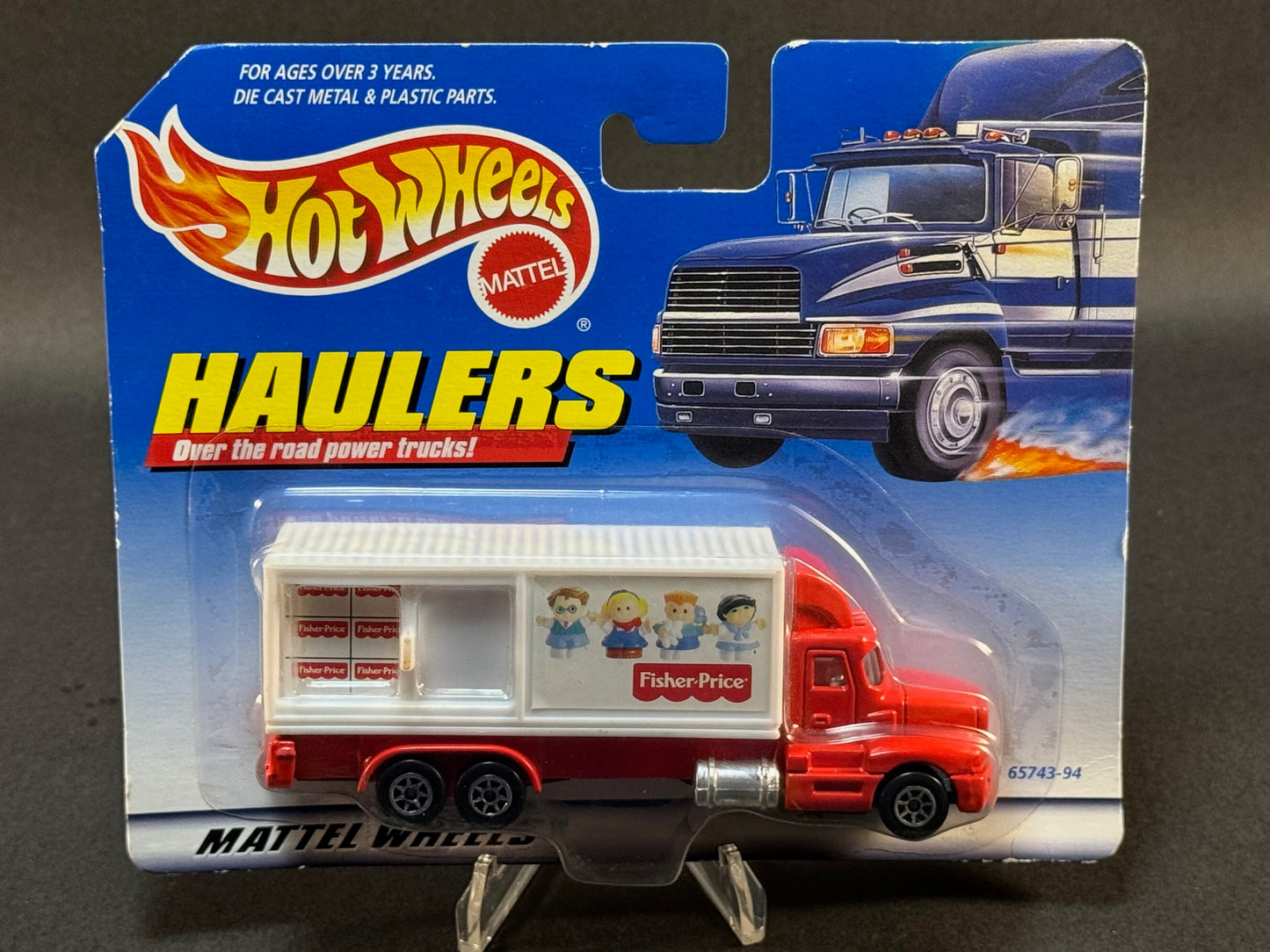 1998 Hot Wheels Haulers Fisher-Price Truck, Red