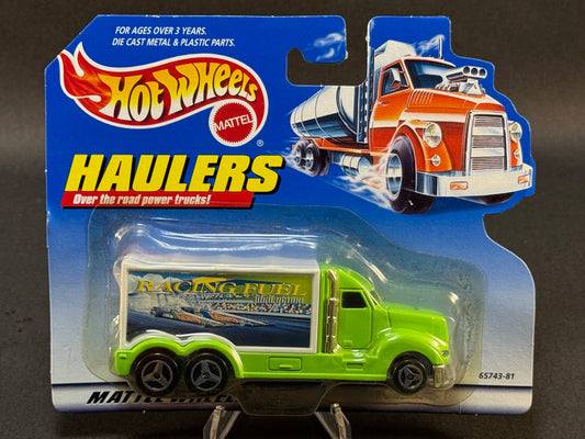 1998 Hot Wheels Haulers High Octane Racing Fuel, Green