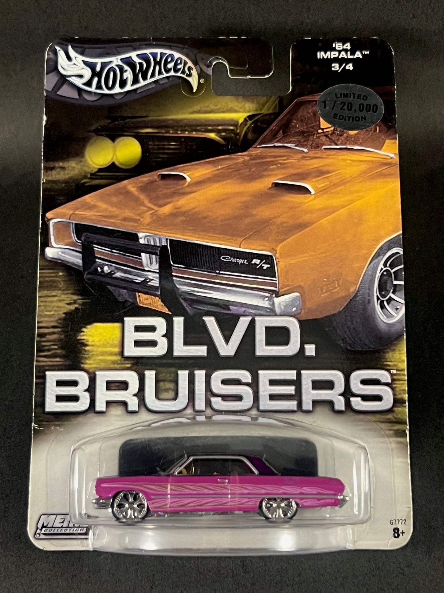 Hot Wheels 2003 Blvd. Bruisers #3 '64 Impala, Purple