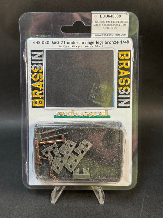 2012 Eduard Brassin 648 080 1:48 Scale MiG-21 Fishbed Landing Gear Set for Eduard Kit