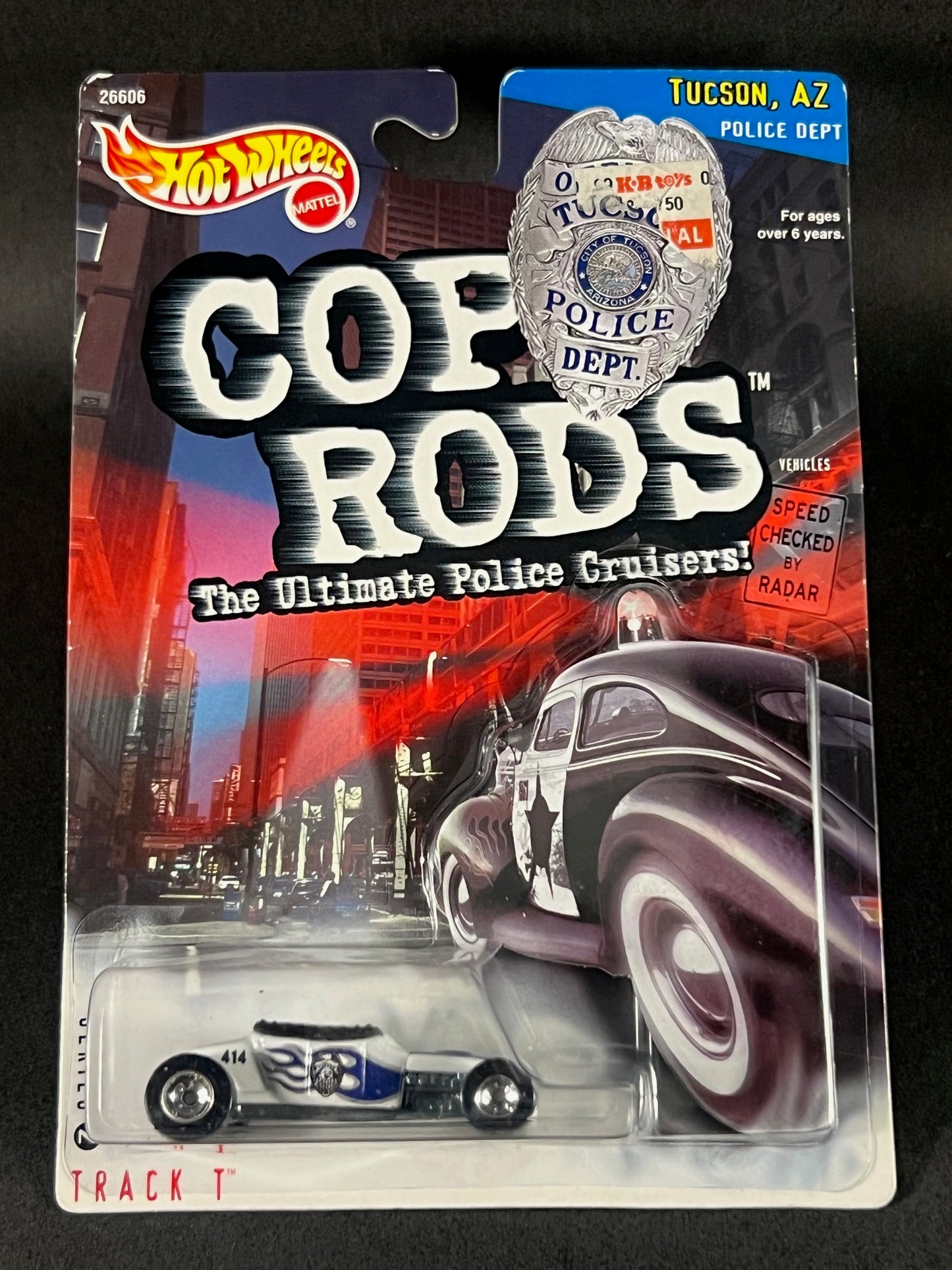 Hot Wheels 2000 Cop Rods Series 2 Tucson, AZ Police Track T