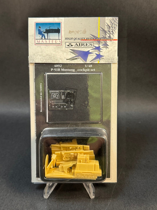 2000 Aires 4092 1:48 Scale P-51B Mustang Cockpit Set for Tamiya Kit